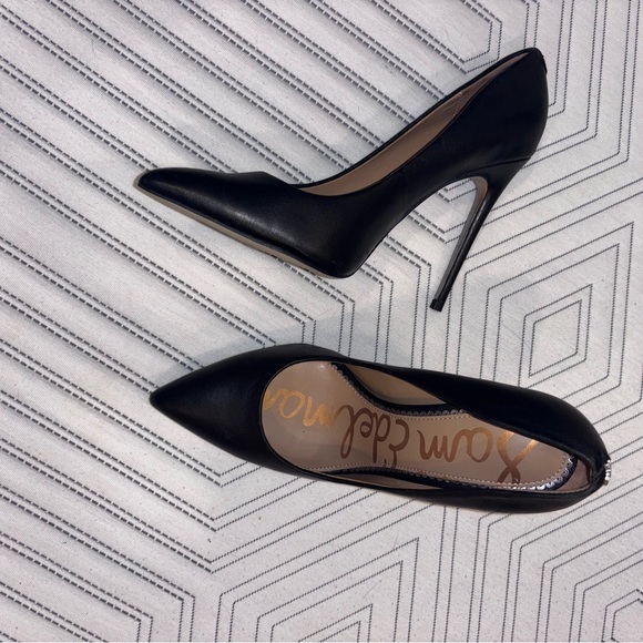 Sam Edelman | Black Hazel Pointed Toe Heel | Size 7.5 US | 3.75” - Picture 5 of 10